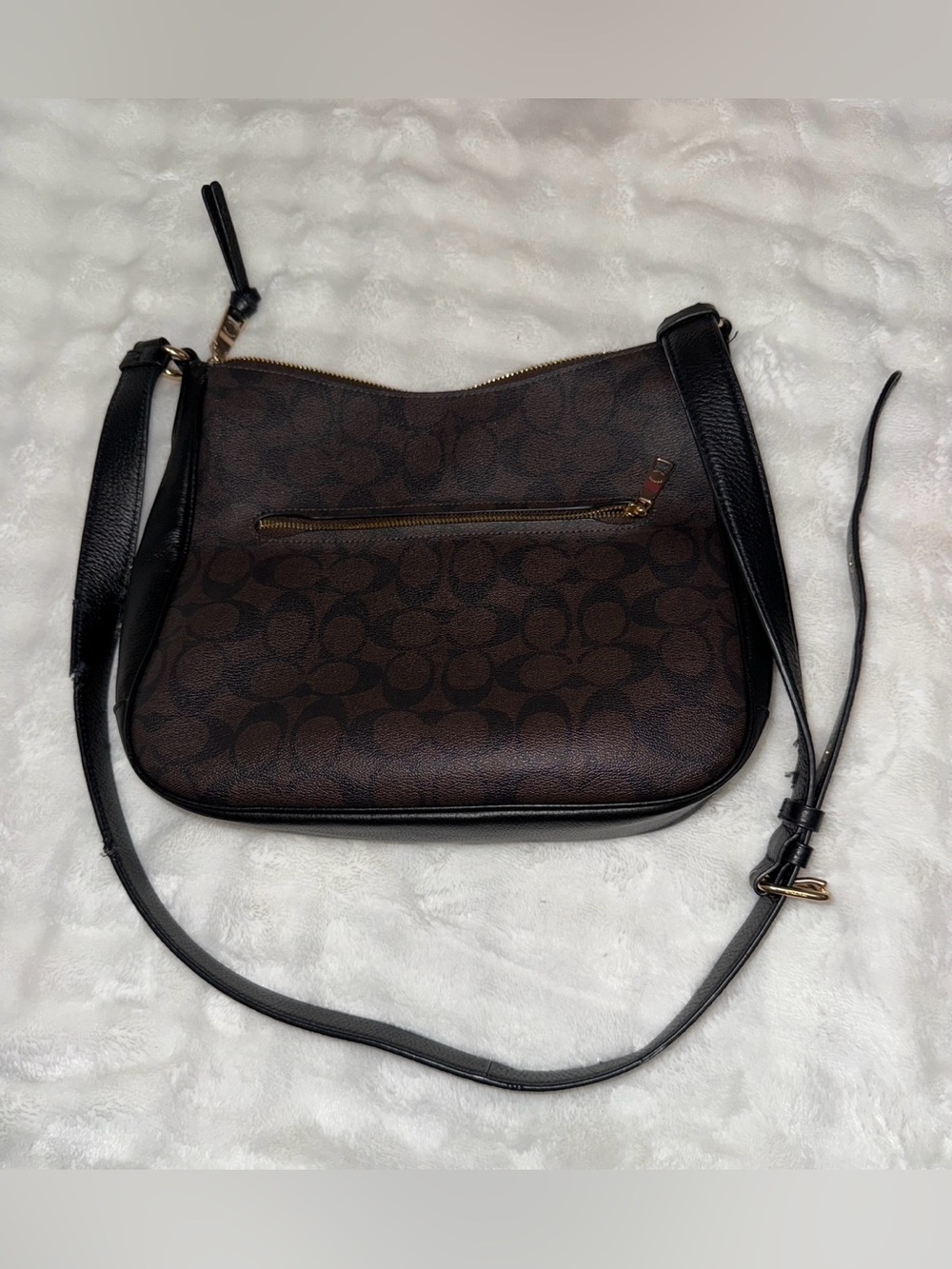 Coach Brown Signature Crossbody Bag - Picture 2 of 10